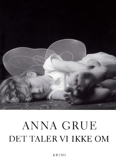 Det taler vi ikke om – omslag til lydbogen af Anna Grue