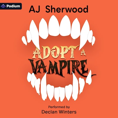 Adopt a Vampire – omslag til lydbogen af AJ Sherwood