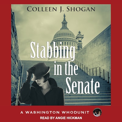 Stabbing in the Senate – omslag til lydbogen af Colleen Shogan