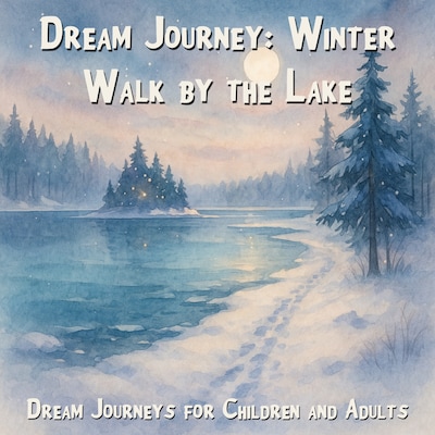 Dream Journeys for Children and Adults, Dream Journey: Winter Walk by the Lake (Unabridged) – omslag til lydbogen af Claudia Schröder