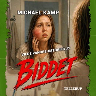 Vilde vandrehistorier #2: Biddet – omslag til lydbogen af Michael Kamp