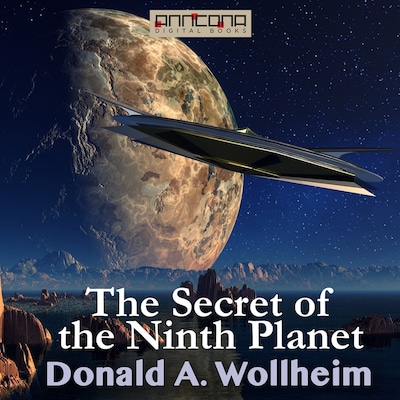The Secret of the Ninth Planet – omslag til lydbogen af Donald A. Wollheim