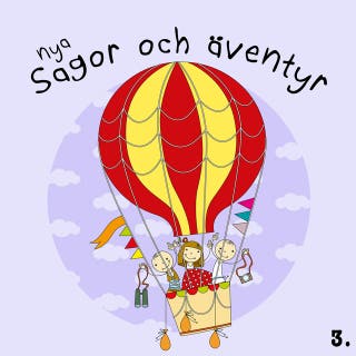 Nya sagor och äventyr 3 – omslag till ljudboken av Karin Hofvander