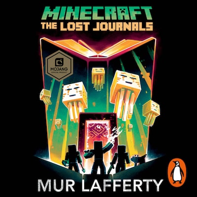 Minecraft: The Lost Journals – omslag til lydbogen af Mur Lafferty