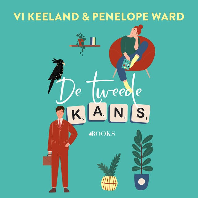 De tweede kans – omslag van het luisterboek van Penelope Ward,Vi Keeland
