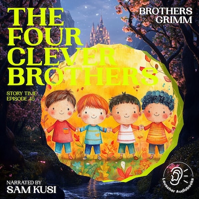 The Four Clever Brothers (Story Time, Episode 45) – omslag til lydbogen af Brothers Grimm