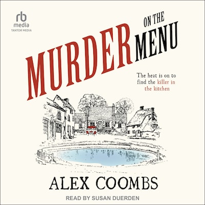 Murder on the Menu – omslag til lydbogen af Alex Coombs