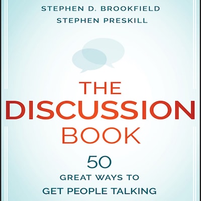 The Discussion Book – omslag til lydbogen af Stephen D. Brookfield, Stephen Preskill