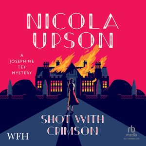Shot with Crimson – okładka audiobooka, autor Nicola Upson