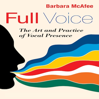 Full Voice – omslag til lydbogen af Barbara McAfee