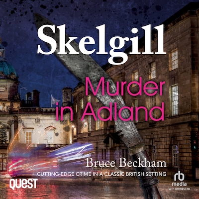 Murder in Adland – omslag til lydbogen af Bruce Beckham
