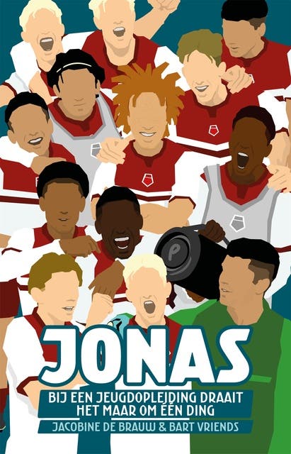 Jonas – omslag van het luisterboek van Bart Vriends,Jacobine de Brauw
