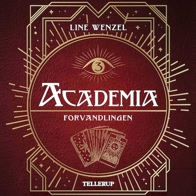 Academia #3: Forvandlingen – omslag til lydbogen af Line Wenzel