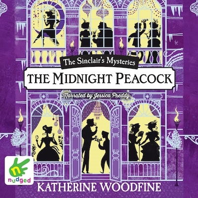 The Midnight Peacock – omslag til lydbogen af Katherine Woodfine