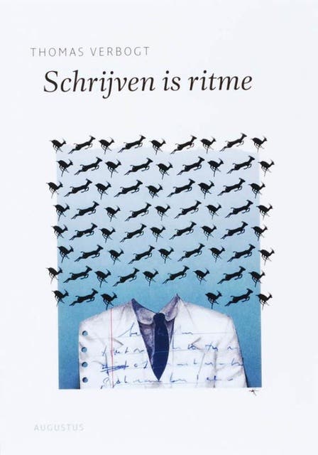 Schrijven is ritme – omslag van het luisterboek van Thomas Verbogt