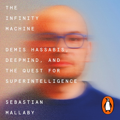 The Infinity Machine – omslag til lydbogen af Sebastian Mallaby