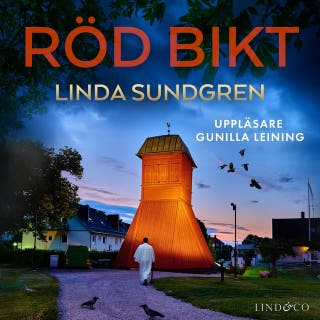 Röd bikt – omslag till ljudboken av Linda Sundgren