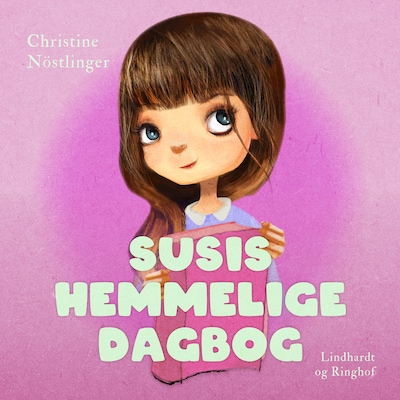 Susis hemmelige dagbog – omslag til lydbogen af Christine Nöstlinger
