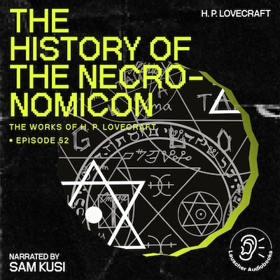 The History of the Necronomicon (The Work of H. P. Lovecraft, Episode 52) – omslag til lydbogen af H. P. Lovecraft