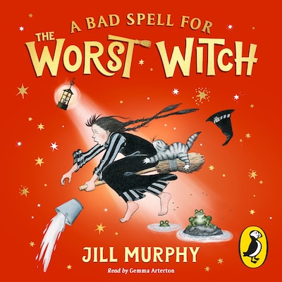 A Bad Spell for the Worst Witch – omslag til lydbogen af Jill Murphy