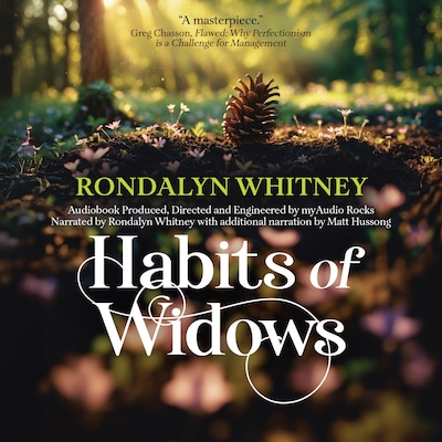 Habits of Widows – omslag till ljudboken av Rondalyn Whitney