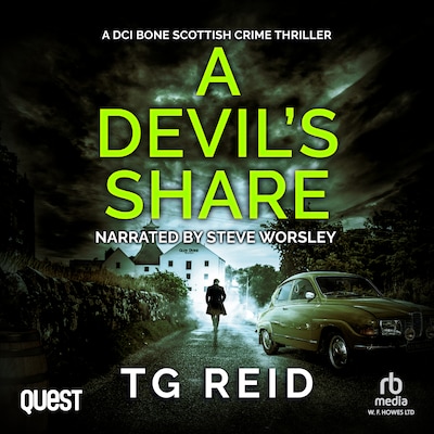 A Devil's Share : A DCI Bone Scottish Crime Thriller – omslag til lydbogen af TG Reid