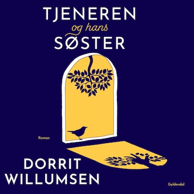 Tjeneren og hans søster – omslag til lydbogen af Dorrit Willumsen