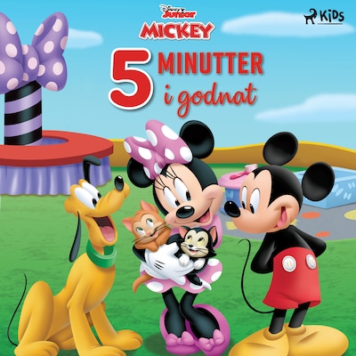 Fem minutter i godnat - Disney Junior – omslag til lydbogen af Disney
