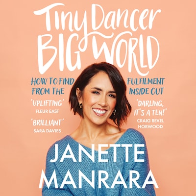 Tiny Dancer, Big World – omslag til lydbogen af Janette Manrara