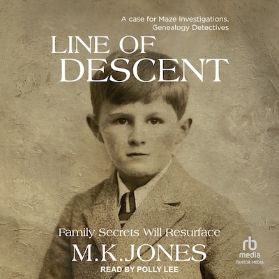 Line of Descent – omslag til lydbogen af M. K. Jones