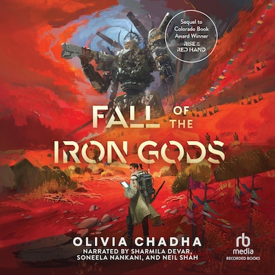 Fall of the Iron Gods – omslag til lydbogen af Olivia Chadha