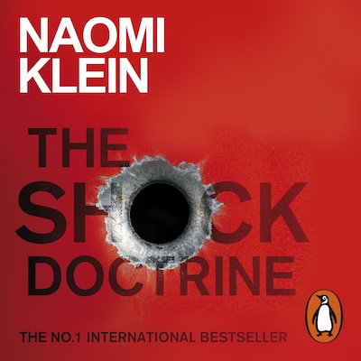 The Shock Doctrine – omslag til lydbogen af Naomi Klein