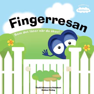 Fingerresan – omslag till ljudboken av Anneli Tisell