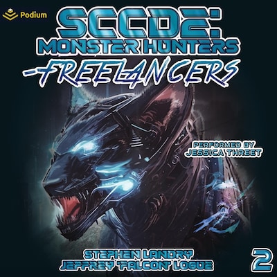 Station Company Core: Monster Hunter - Freelancers – omslag til lydbogen af Stephen Landry, Jeffrey "Falcon" Logue