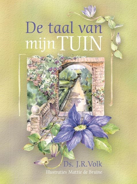 De taal van mijn Tuin – omslag van het luisterboek van J.R. Volk