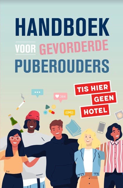 Handboek voor gevorderde puberouders – omslag van het luisterboek van Martine de Vente,Saskia Smith