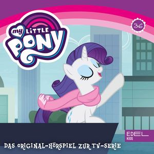 Folge 36: Flutterflughund / Rarity in Mähnhattan (Das Original-Hörspiel zur TV-Serie) – okładka audiobooka, autor Tanja Schmitz