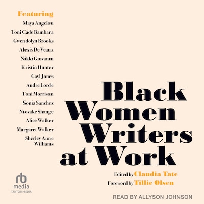 Black Women Writers at Work – omslag til lydbogen af Unknown Author