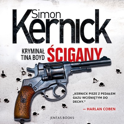 Ścigany – okładka audiobooka, autor Simon Kernick