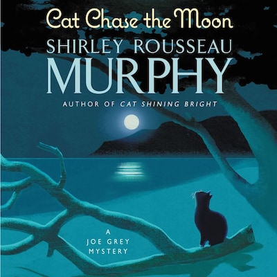 Cat Chase the Moon – omslag til lydbogen af Shirley Rousseau Murphy