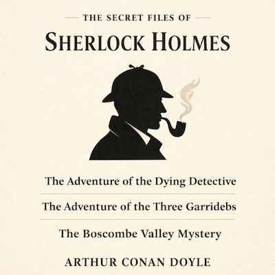 The Secret Files of Sherlock Holmes – omslag til lydbogen af Arthur Conan Doyle