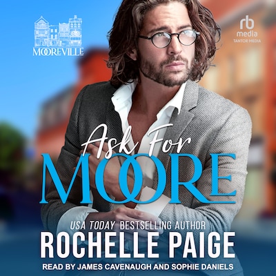 Ask For Moore – omslag til lydbogen af Rochelle Paige