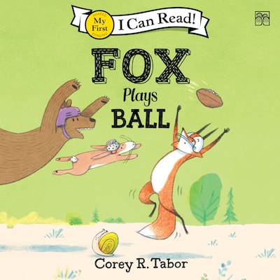 Fox Plays Ball – omslag til lydbogen af Corey R. Tabor