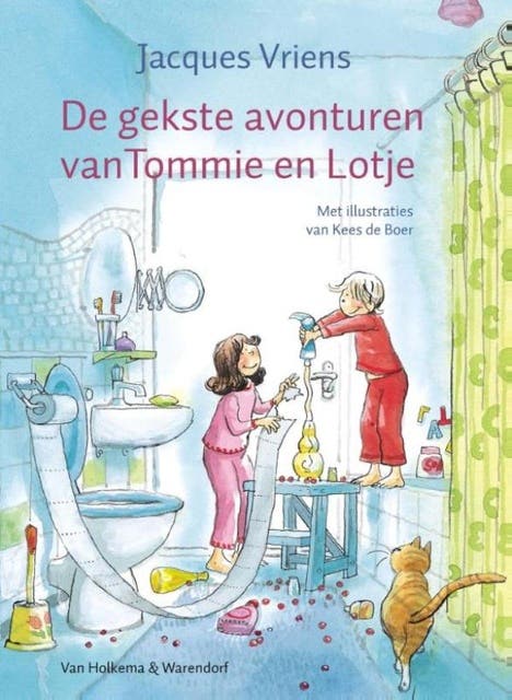Gekste avonturen van Tommie en Lotje – omslag van het luisterboek van Jacques Vriens
