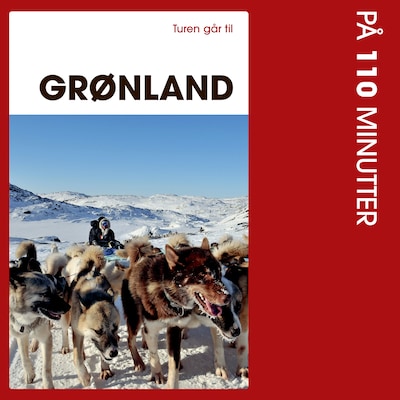 Turen går til Grønland på 110 minutter – omslag til lydbogen af Svend Erik Nielsen