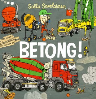 Betong! – omslag till ljudboken av Salla Savolainen