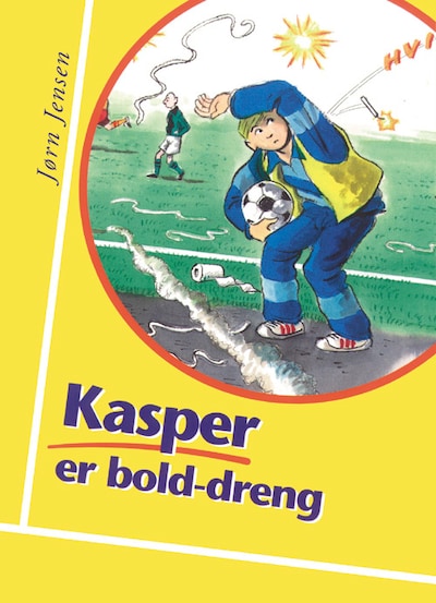 Kasper er bold-dreng – omslag til lydbogen af Jørn Jensen