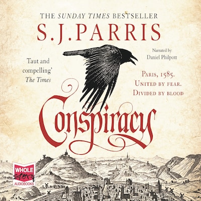Conspiracy – omslag til lydbogen af S.J. Parris