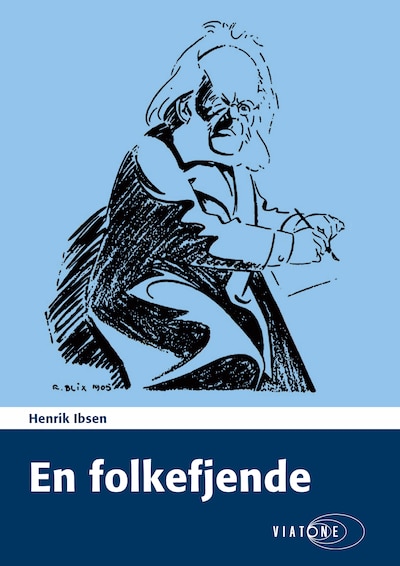 En folkefjende – omslag til lydbogen af Henrik Ibsen