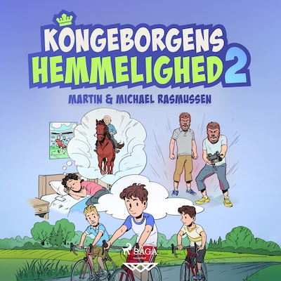 Kongeborgens hemmelighed 2 - Mystisk forsvinden, Karinas drøm – omslag til lydbogen af Michael Rasmussen, Martin Rasmussen